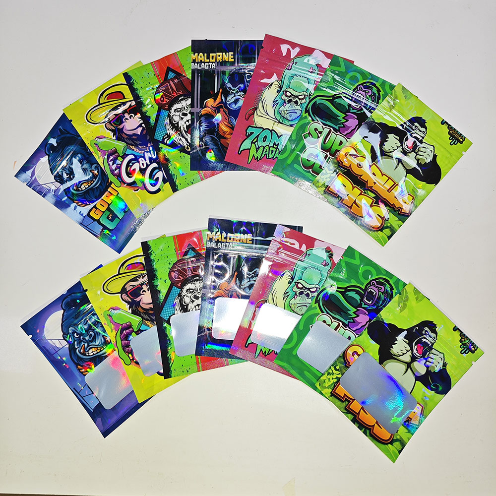 Ziploc Food Storage - 100pcs 2.75x3.93in Cartoon Pattern 1g Foil
