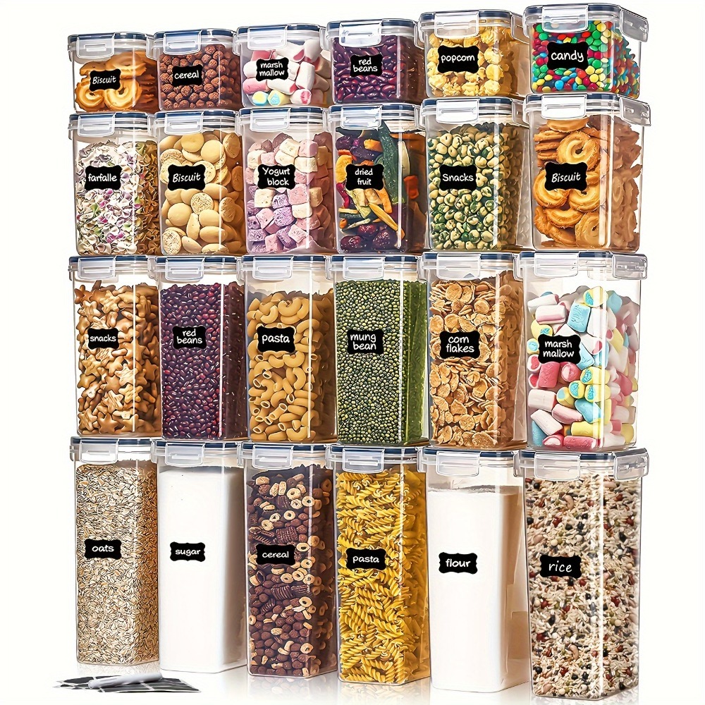 Food Storage Design - 24Pcs Food Storage Containers 12 Boxes