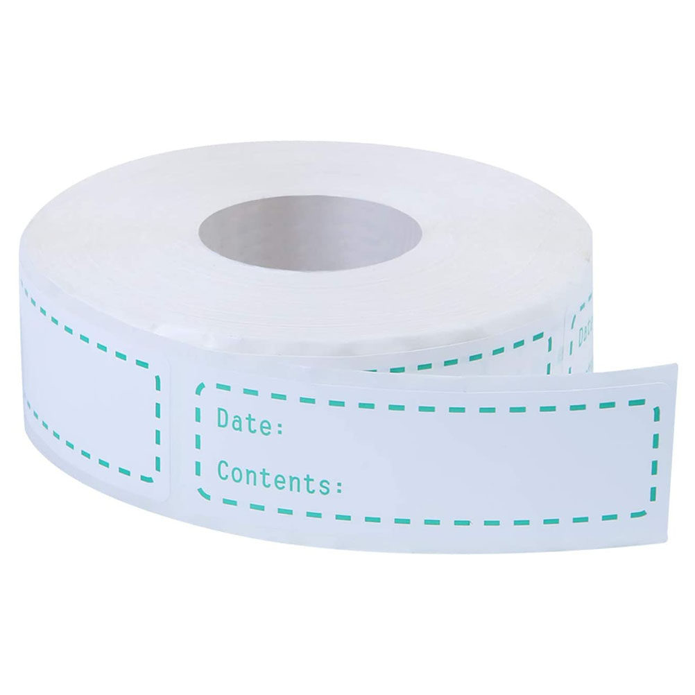 Food Storage Notes - 500Pcs English Record Date Stickers Red