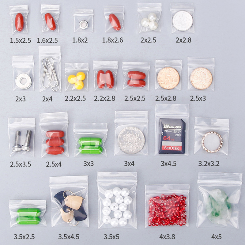 Ziploc Food Storage - Mini Zip Lock Bags, Plastic Packaging