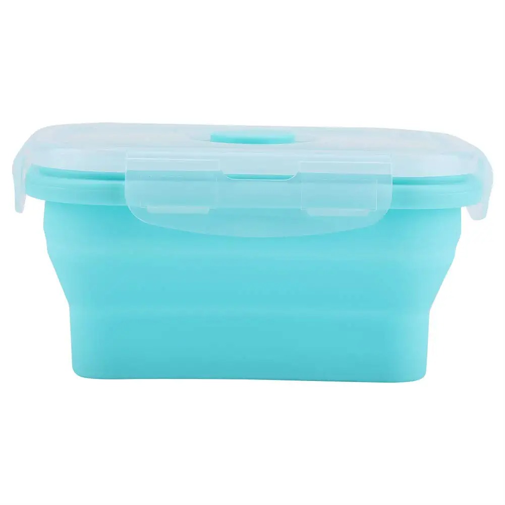 Food Storage Tupperware - 4 Sizes Collapsible Silicone Food Container