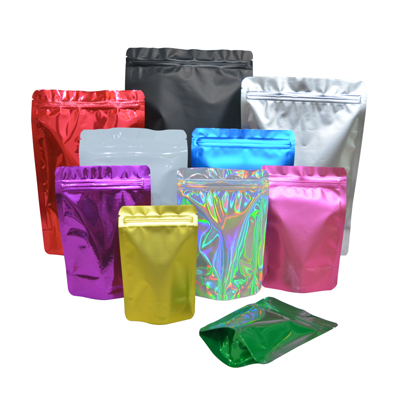 Ziploc Food Storage - 100 pcs Colored Stand Up Zip