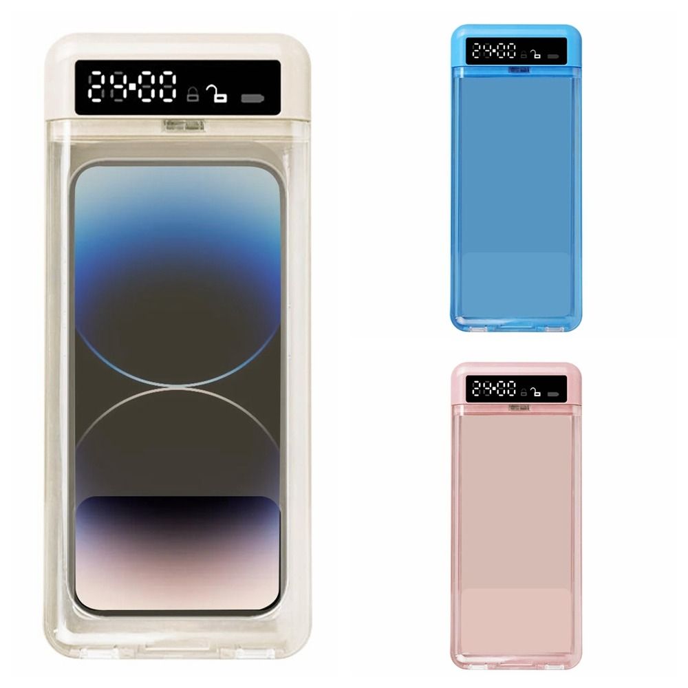 Food Storage With Lock - Portable Phone Lock Box with Timer