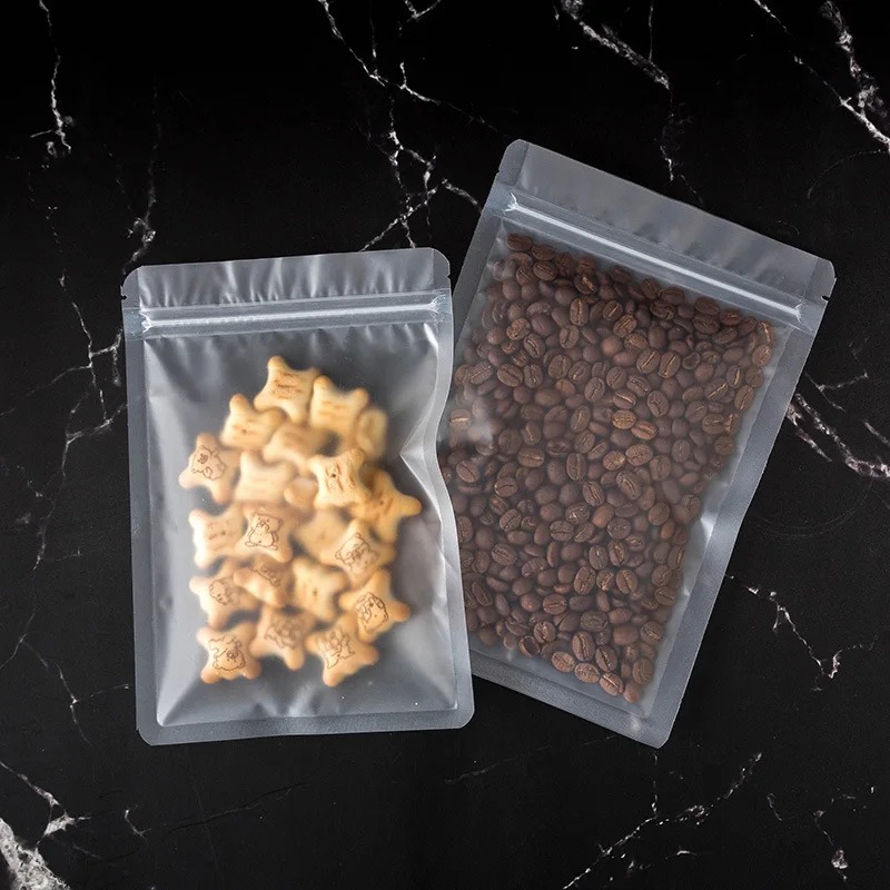 Food Storage Year Supply - 100Pcs Frosted Matte Zip Lock Bag