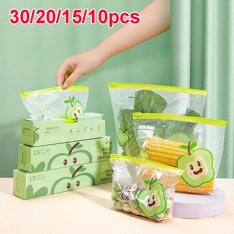 Reusable Zip Lock Bag Food Gra - Food Storage With Lock recension och pris
