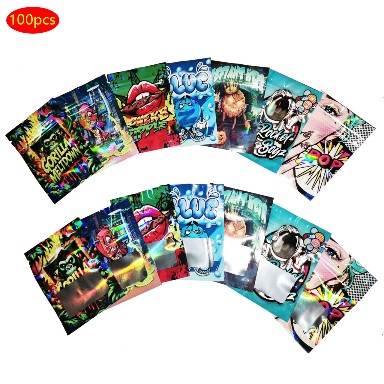 100pcs 2.75x3.93in Cartoon Pat - Ziploc Food Storage recension och pris