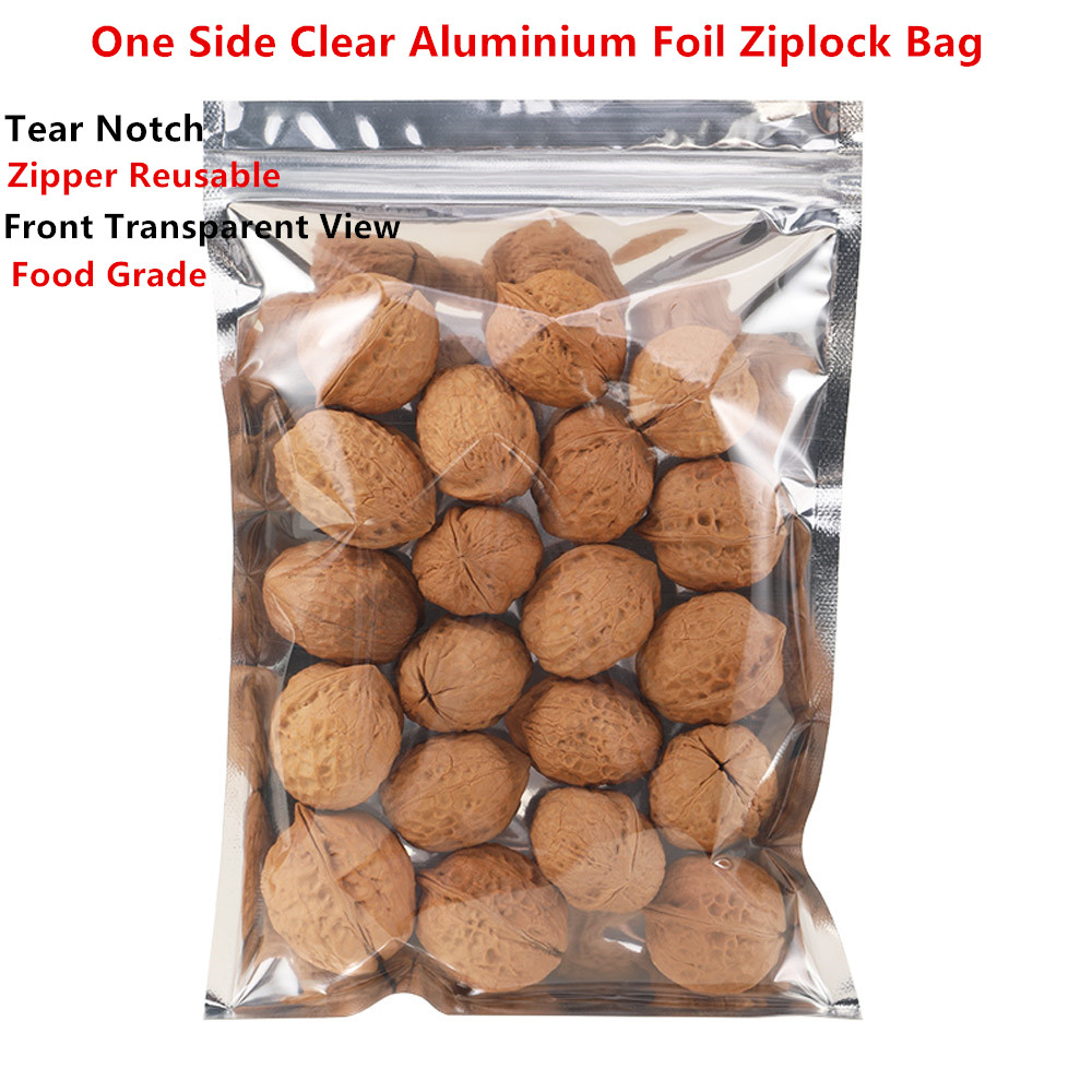 100pcs One Side Transparent Al - Ziploc Food Storage recension och pris
