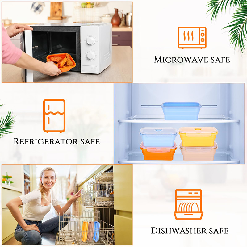 Collapsible Food Storage Conta - Food Storage Tupperware recension och pris