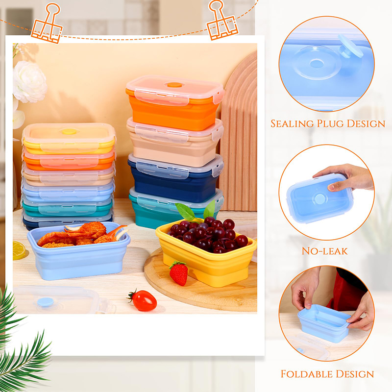 Collapsible Food Storage Conta - Food Storage Tupperware recension och pris