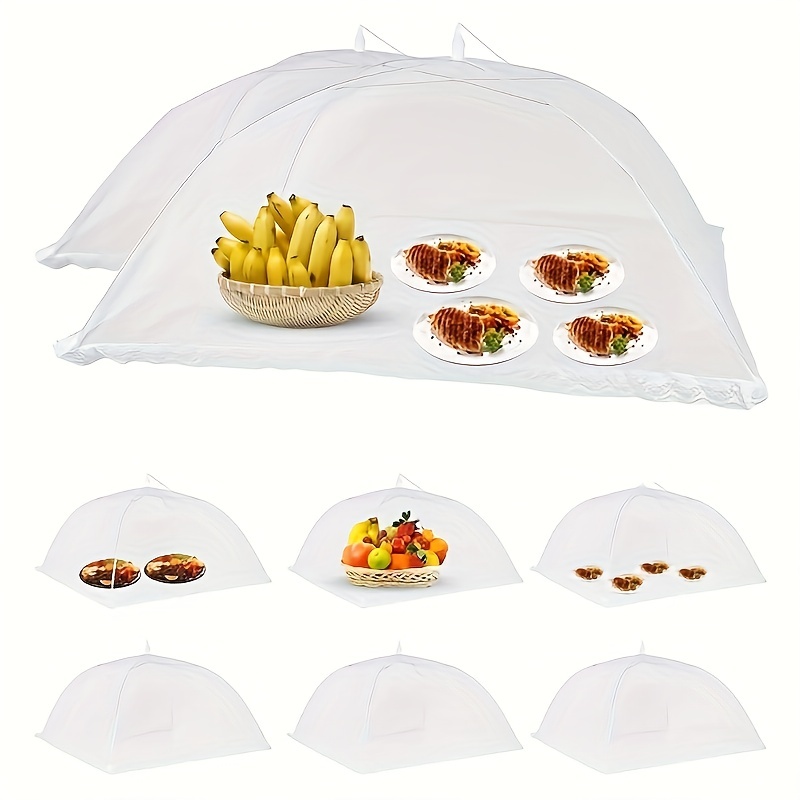 1pcWhite fly-proof vegetable c - Food Storage Tupperware recension och pris