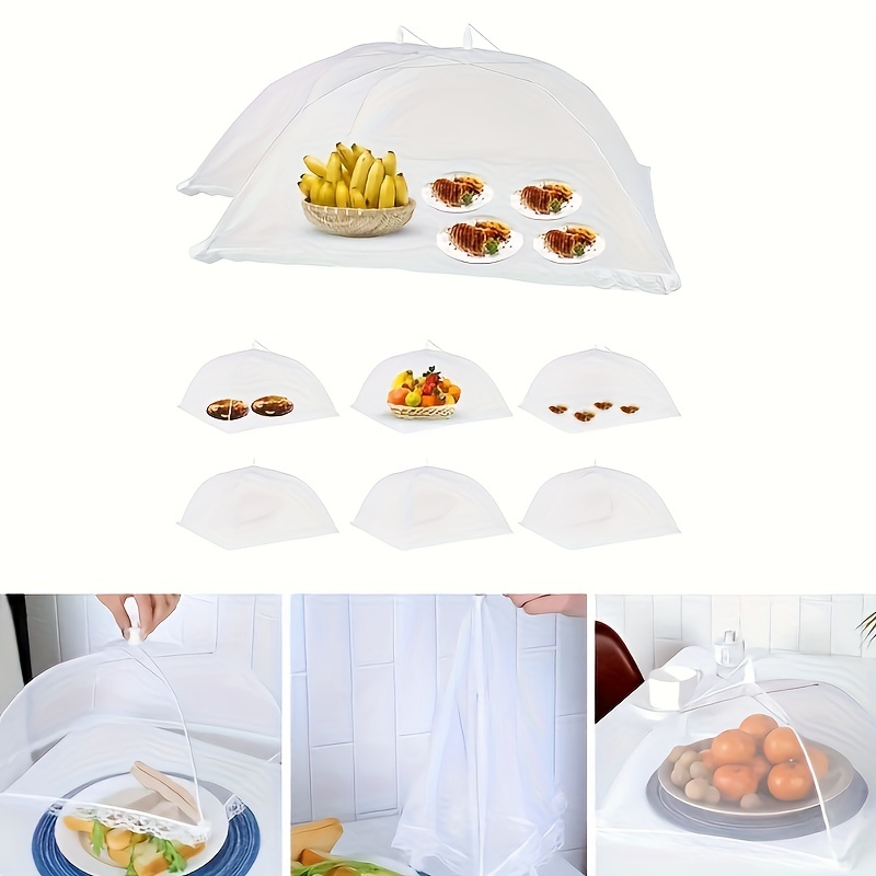 1pcWhite fly-proof vegetable c - Food Storage Tupperware recension och pris