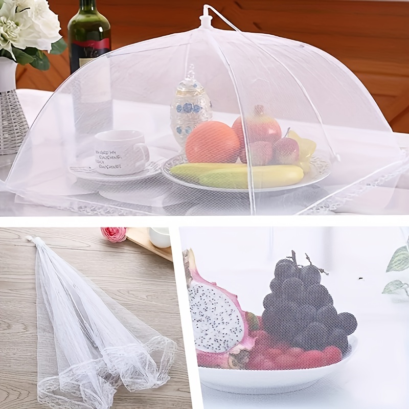 1pcWhite fly-proof vegetable c - Food Storage Tupperware recension och pris