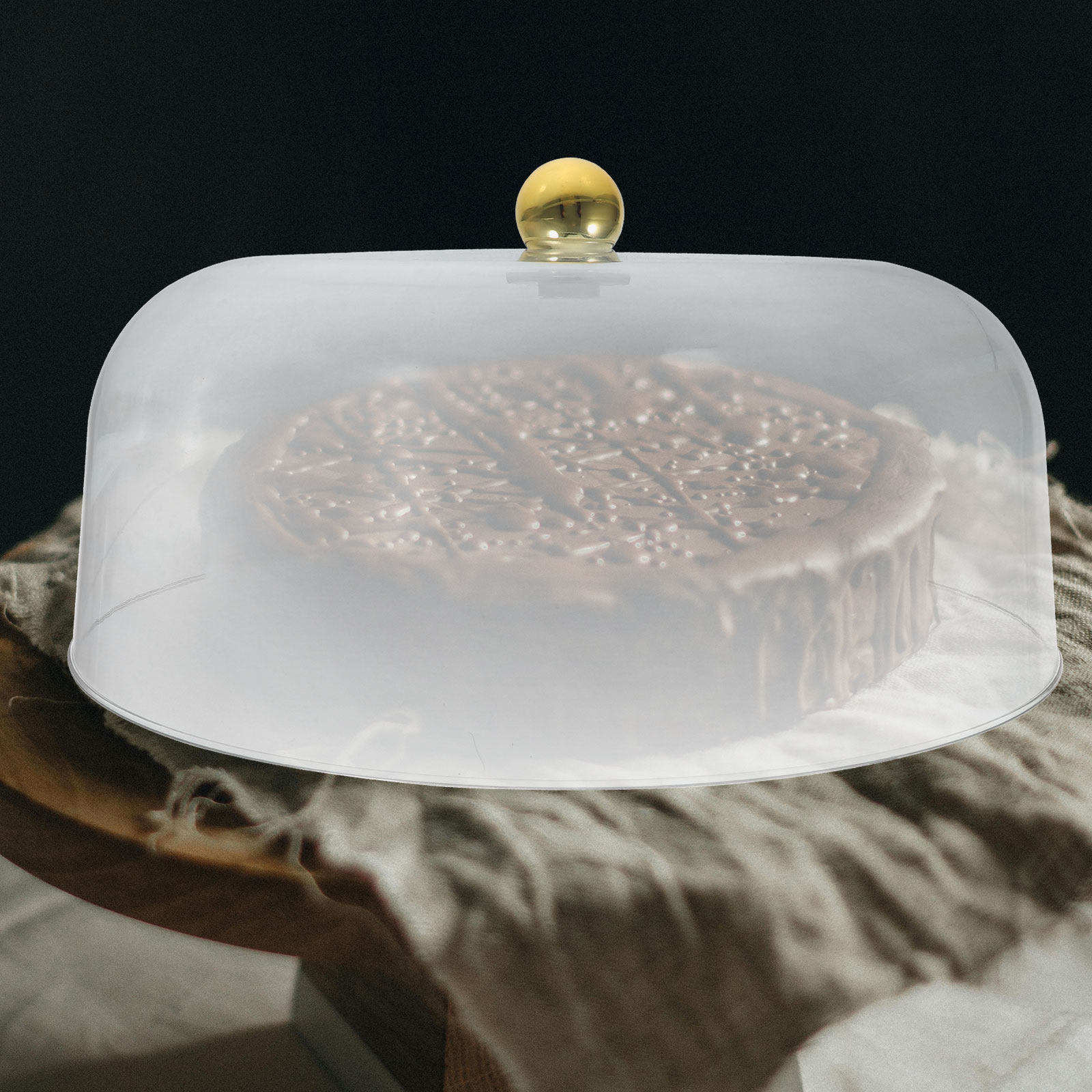 Transparent Cake Dome Plastic  - Food Storage With Lids recension och pris