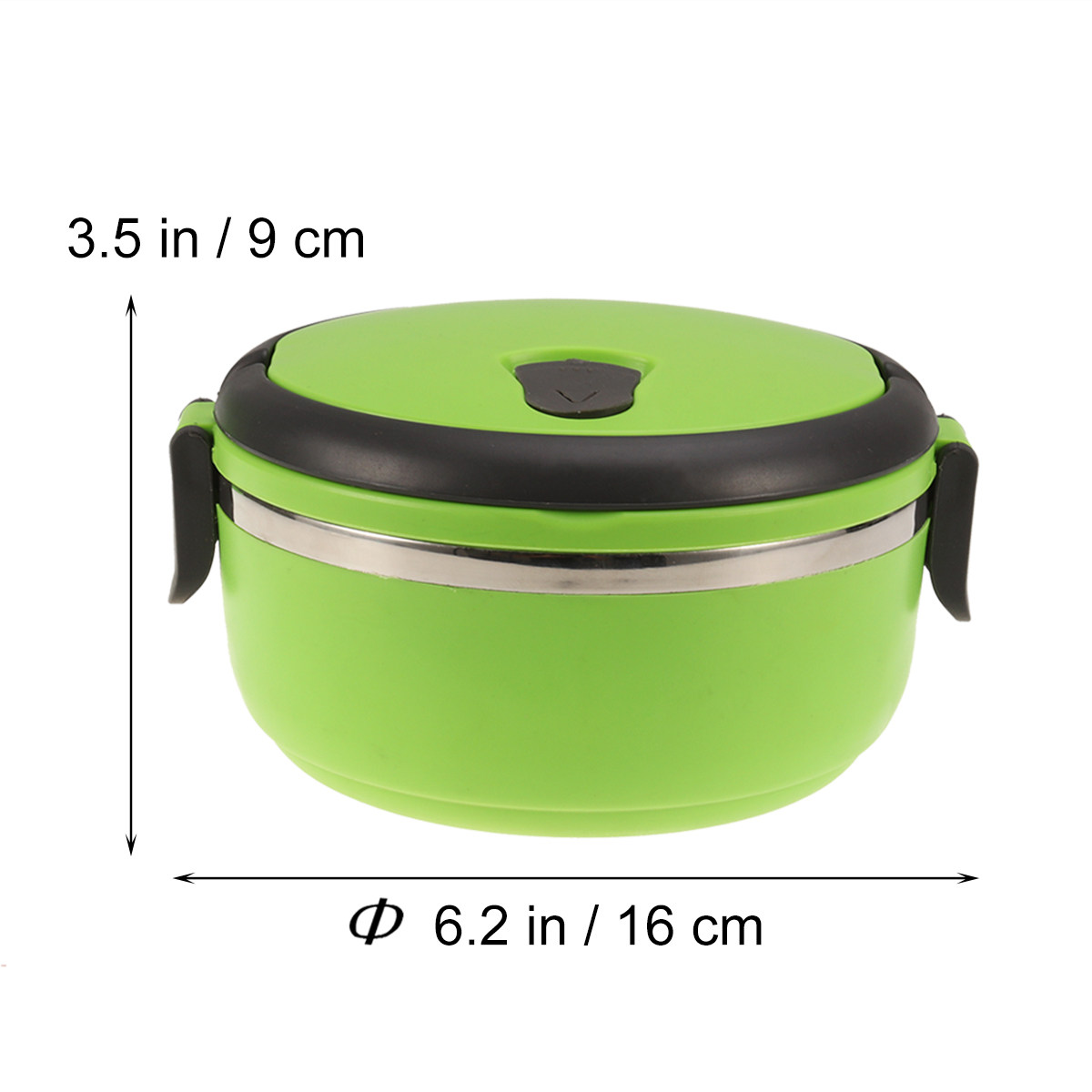 Double Layer Stainless Steel L - Food Storage With Lock recension och pris