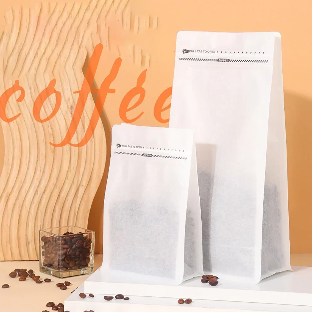 50pcs Biodegradable Coffee Bag - Ziploc Food Storage recension och pris