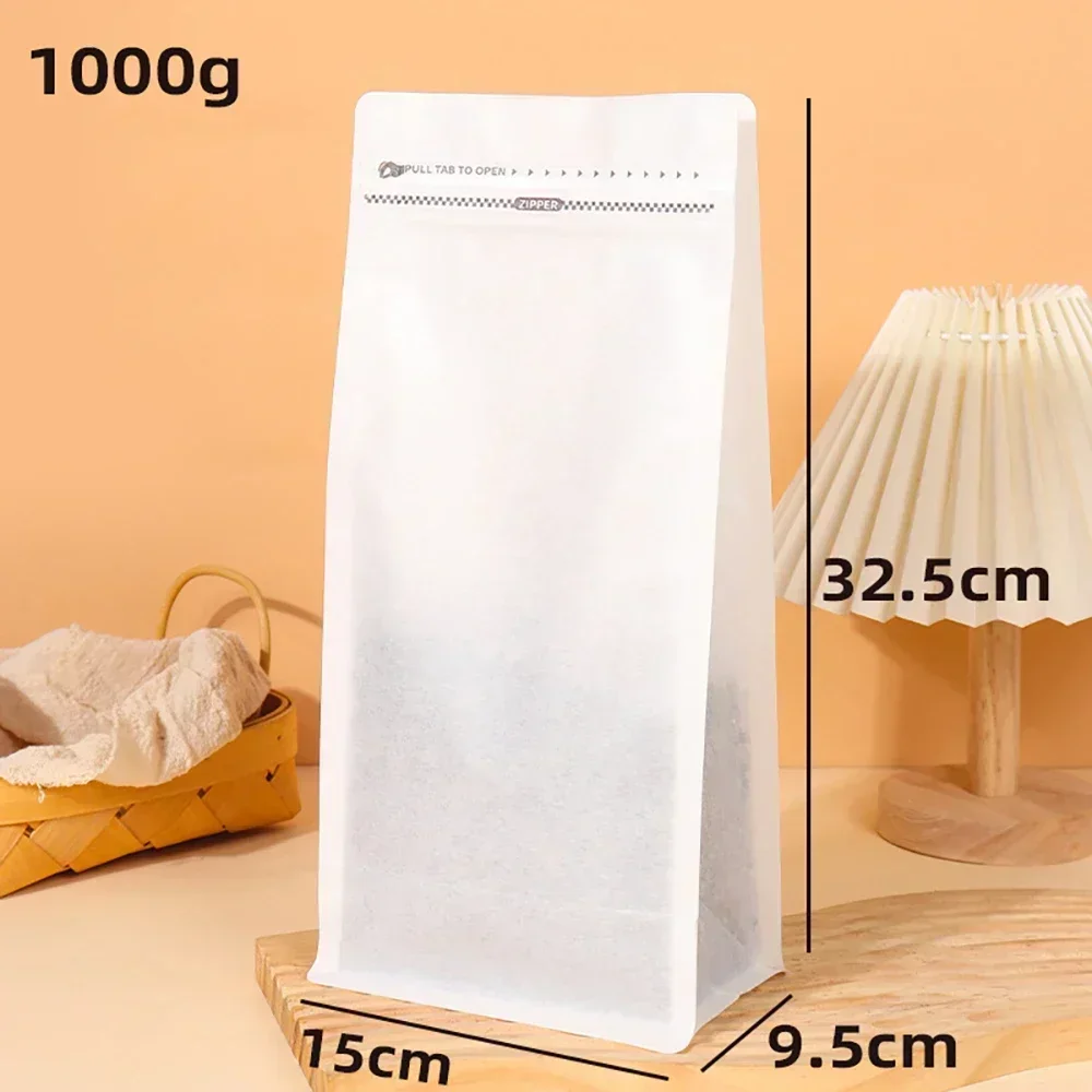 50pcs Biodegradable Coffee Bag - Ziploc Food Storage recension och pris