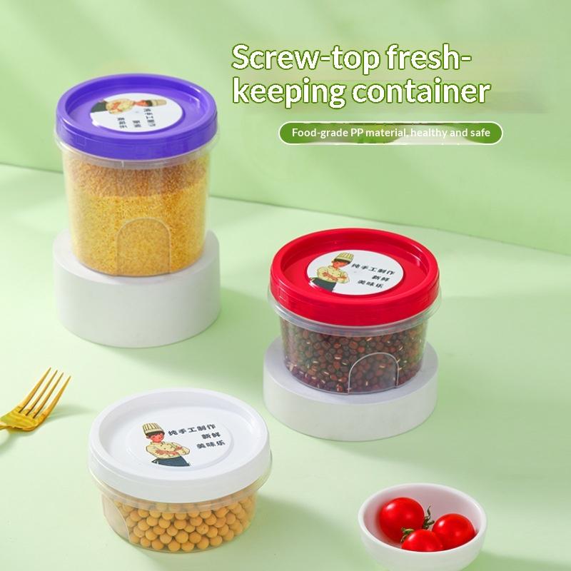 4 Pcs Round Food Fresh Keeping - Food Storage Glass Round recension och pris