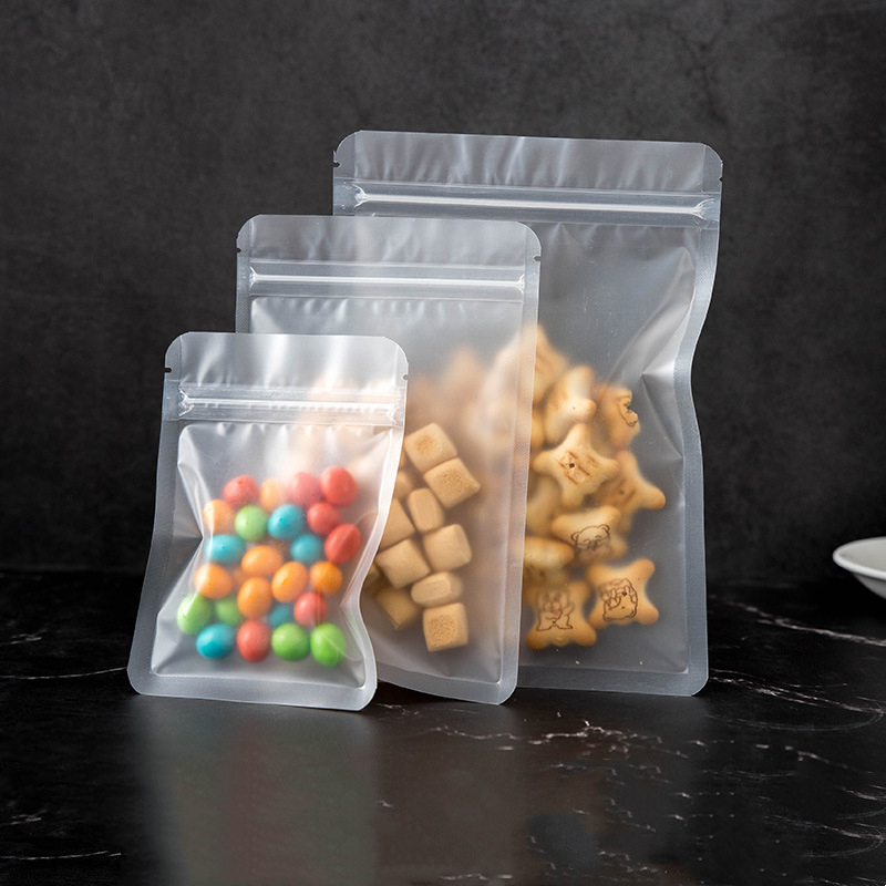 50pcs Frosted Matte Zip Lock B - Ziploc Food Storage recension och pris