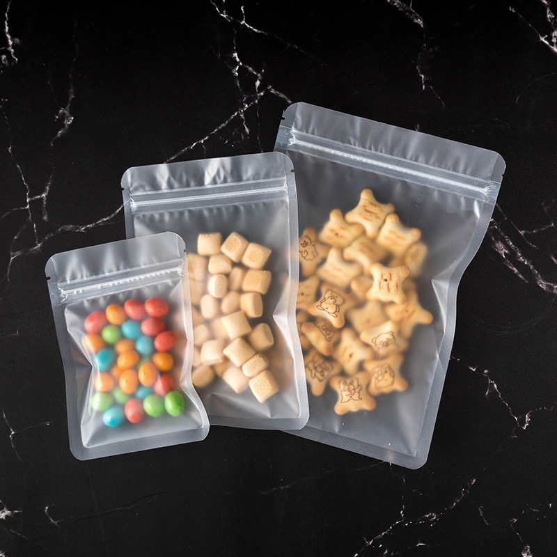 50pcs Frosted Matte Zip Lock B - Ziploc Food Storage recension och pris