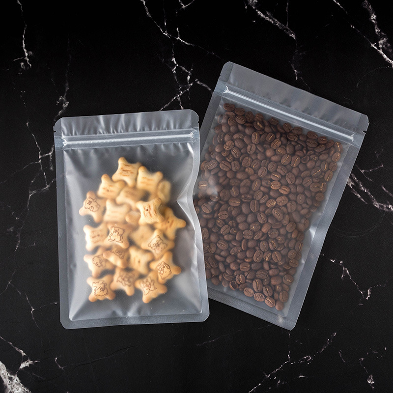 50pcs Frosted Matte Zip Lock B - Ziploc Food Storage recension och pris