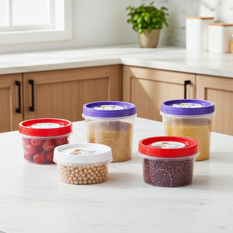 4Pcs Round Food Fresh Keeping  - Food Storage Glass Round recension och pris