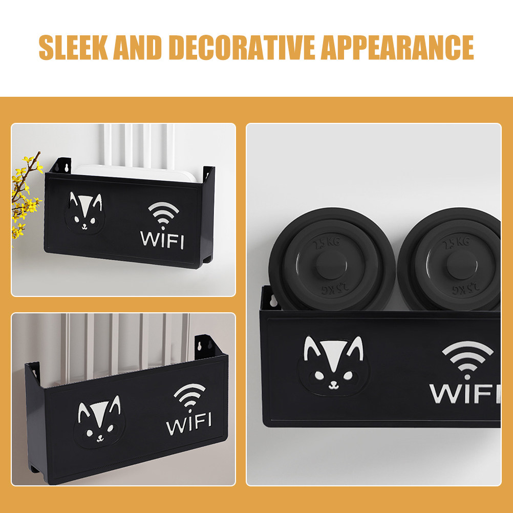 WiFi Router Storage Box Wall M - Food Storage Management recension och pris
