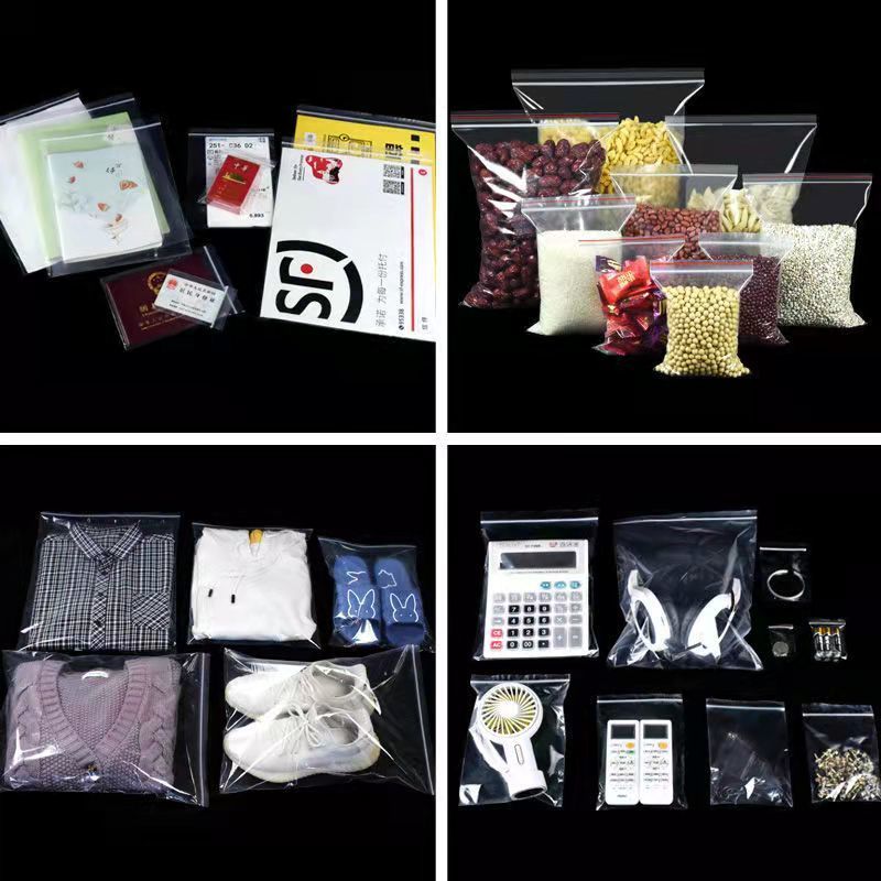 Clear Bags Ziplock Food Storag - Food Storage With Lock recension och pris