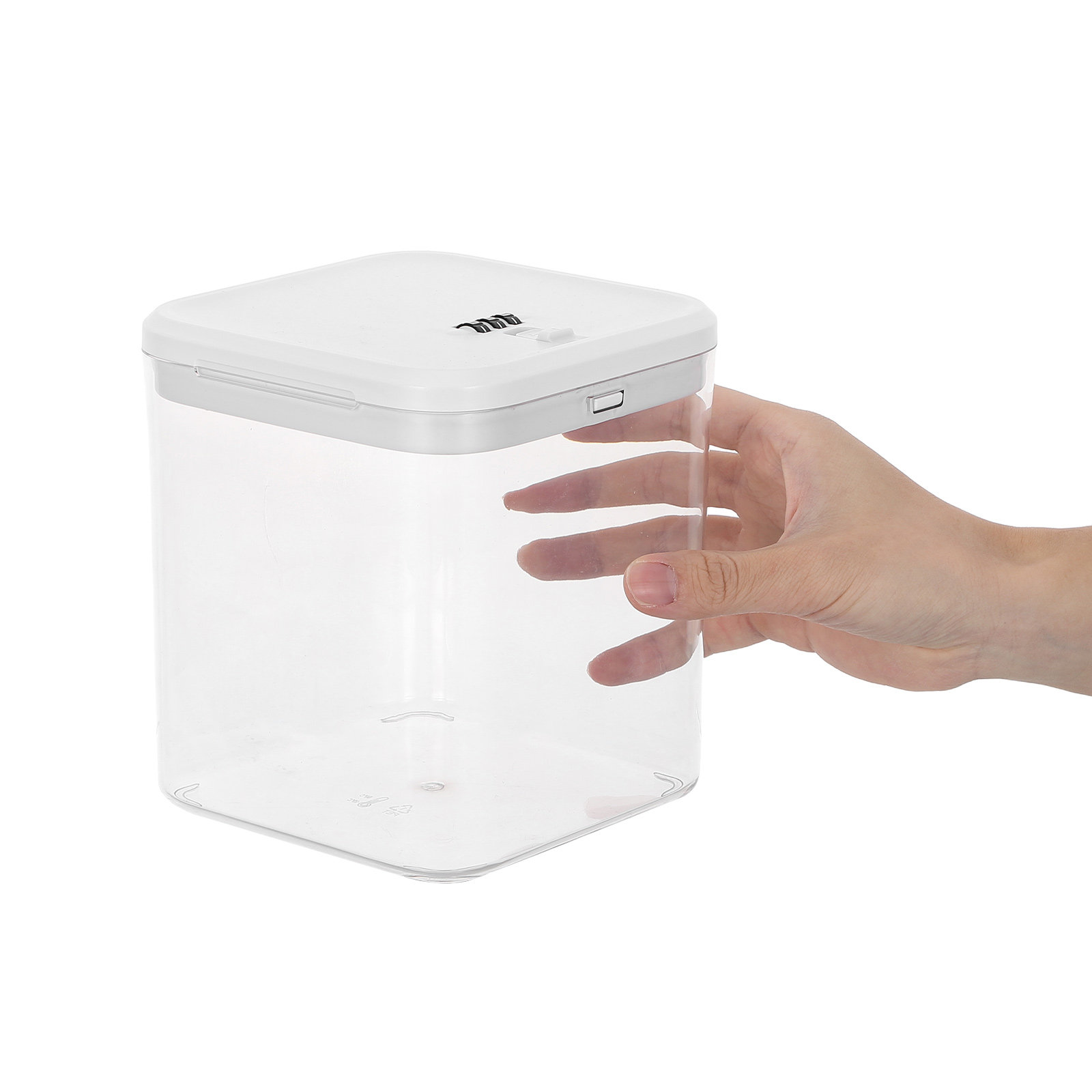 Clear Stackable Lock Box for F - Food Storage With Lock recension och pris