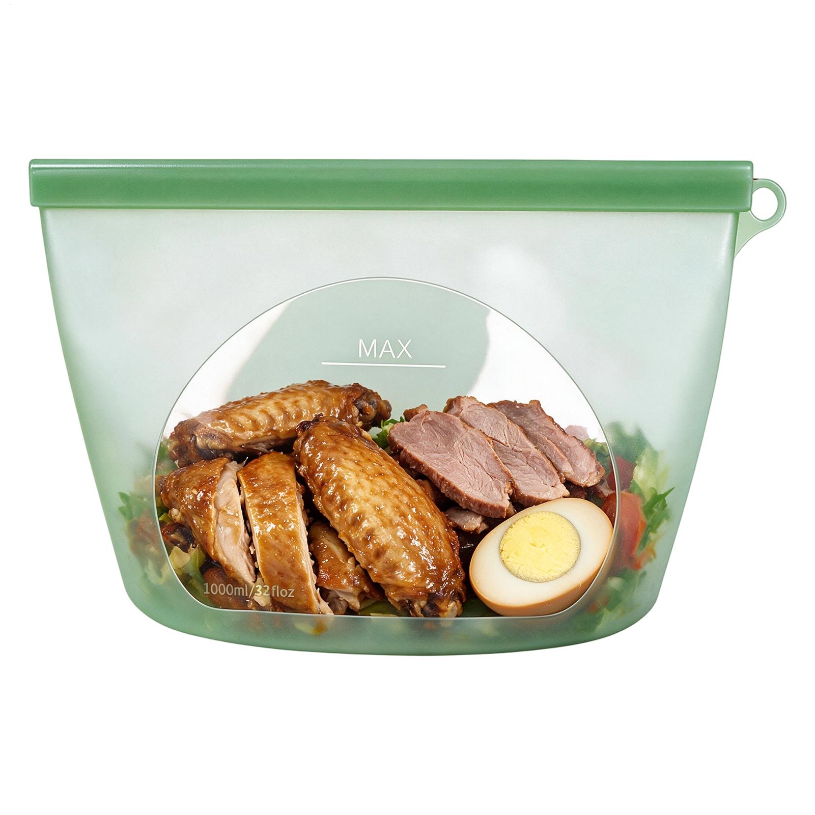 Silicone Food Storage Bags 100 - Ziploc Food Storage recension och pris