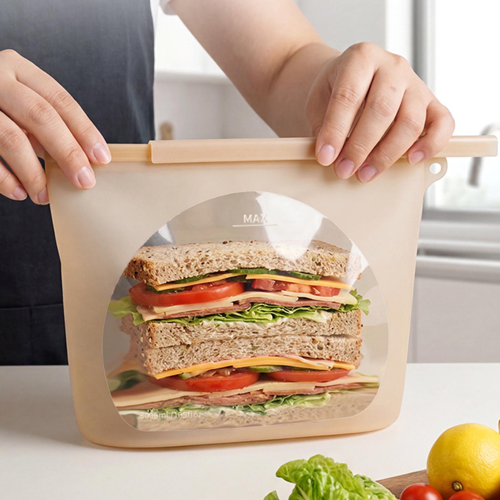 Silicone Food Storage Bags 100 - Ziploc Food Storage recension och pris