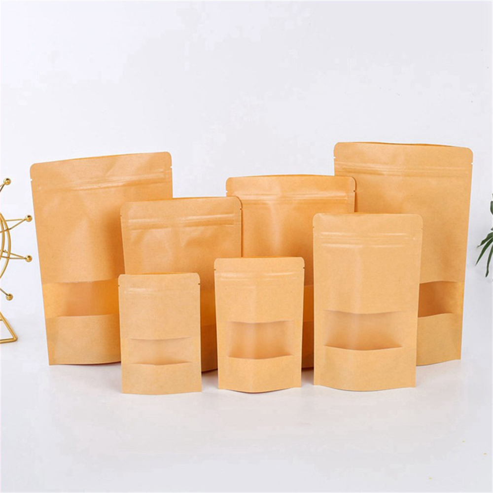 10pcs Zip Lock Kraft Paper Bag - Food Storage Year Supply recension och pris