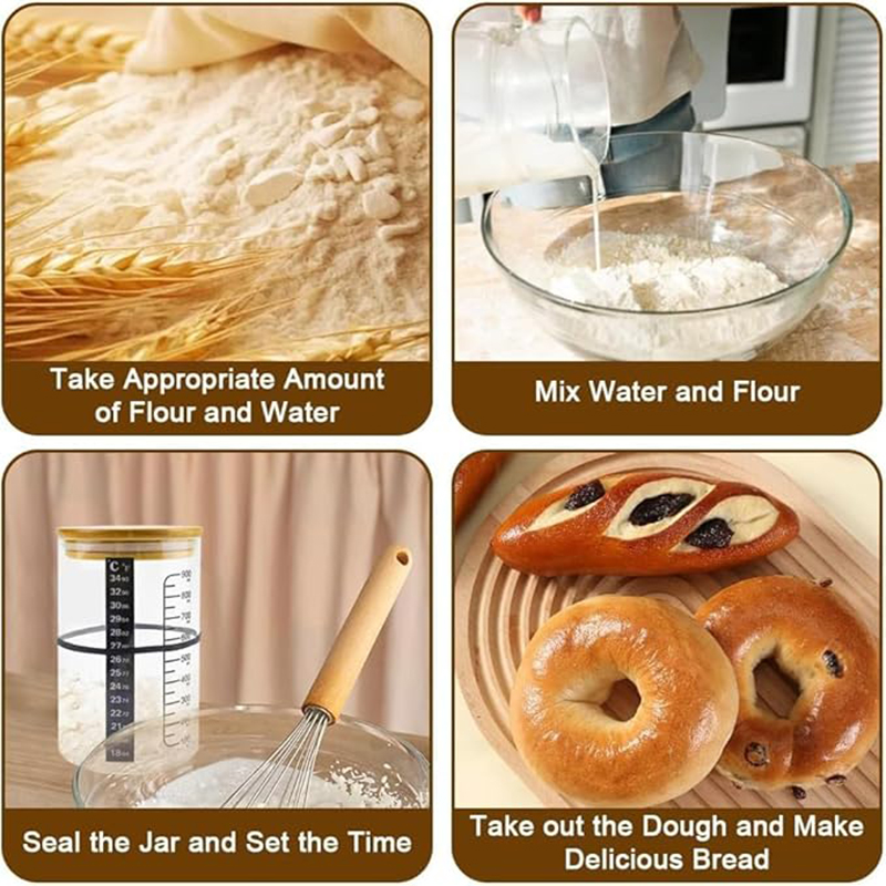 Sourdough Starter Jar Kit Sour - Food Storage Design recension och pris