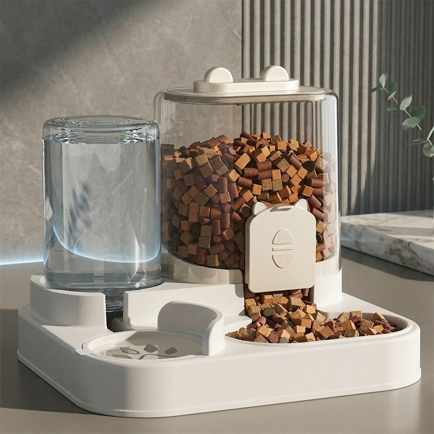Automatic Feeder Dog Cat Food  - Portion Control Container recension och pris