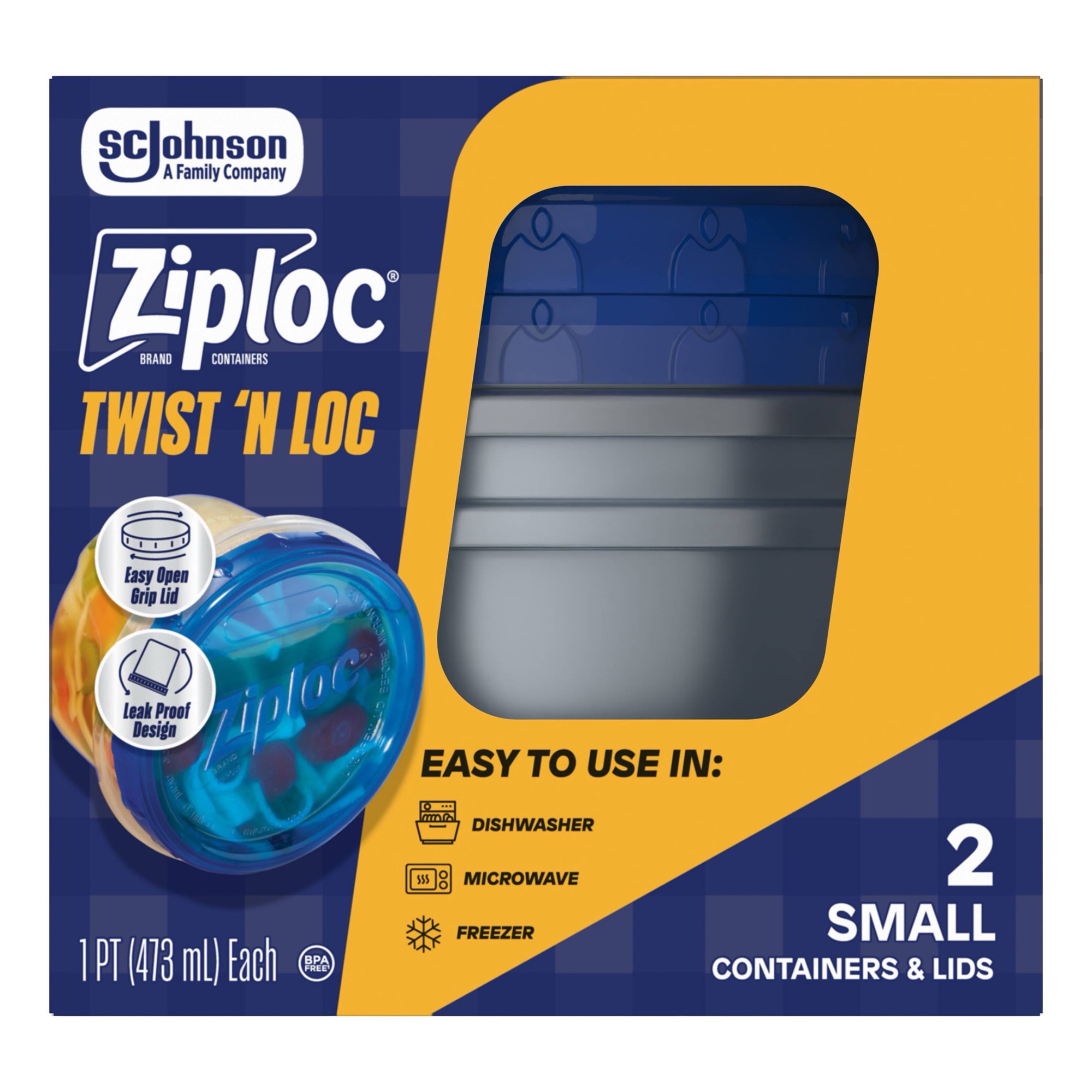 2ct Small Twist Lock Food Stor - Food Storage With Lock recension och pris