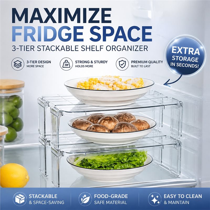ABKY-Stackable Transparent Ref - Food Storage Management recension och pris