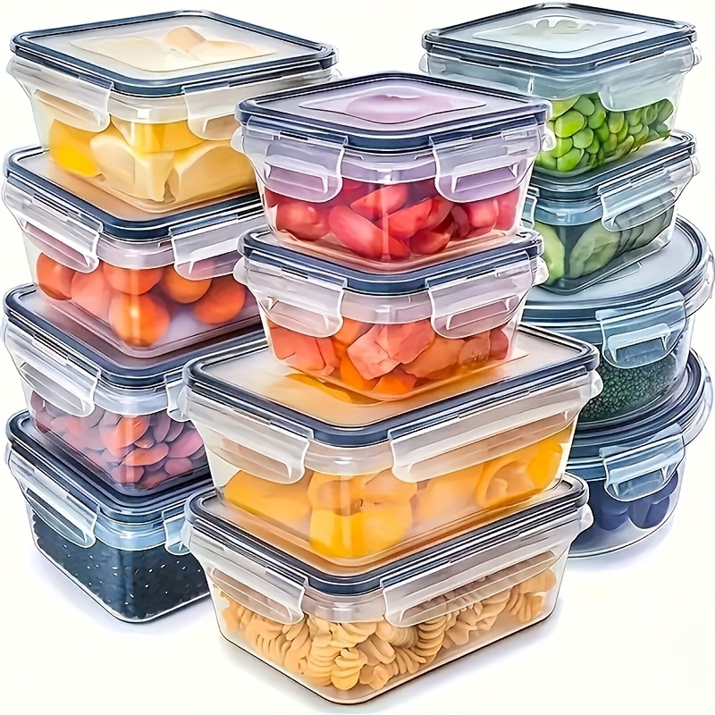 8Pcs Set Includes 4 Containers - Food Storage Design recension och pris