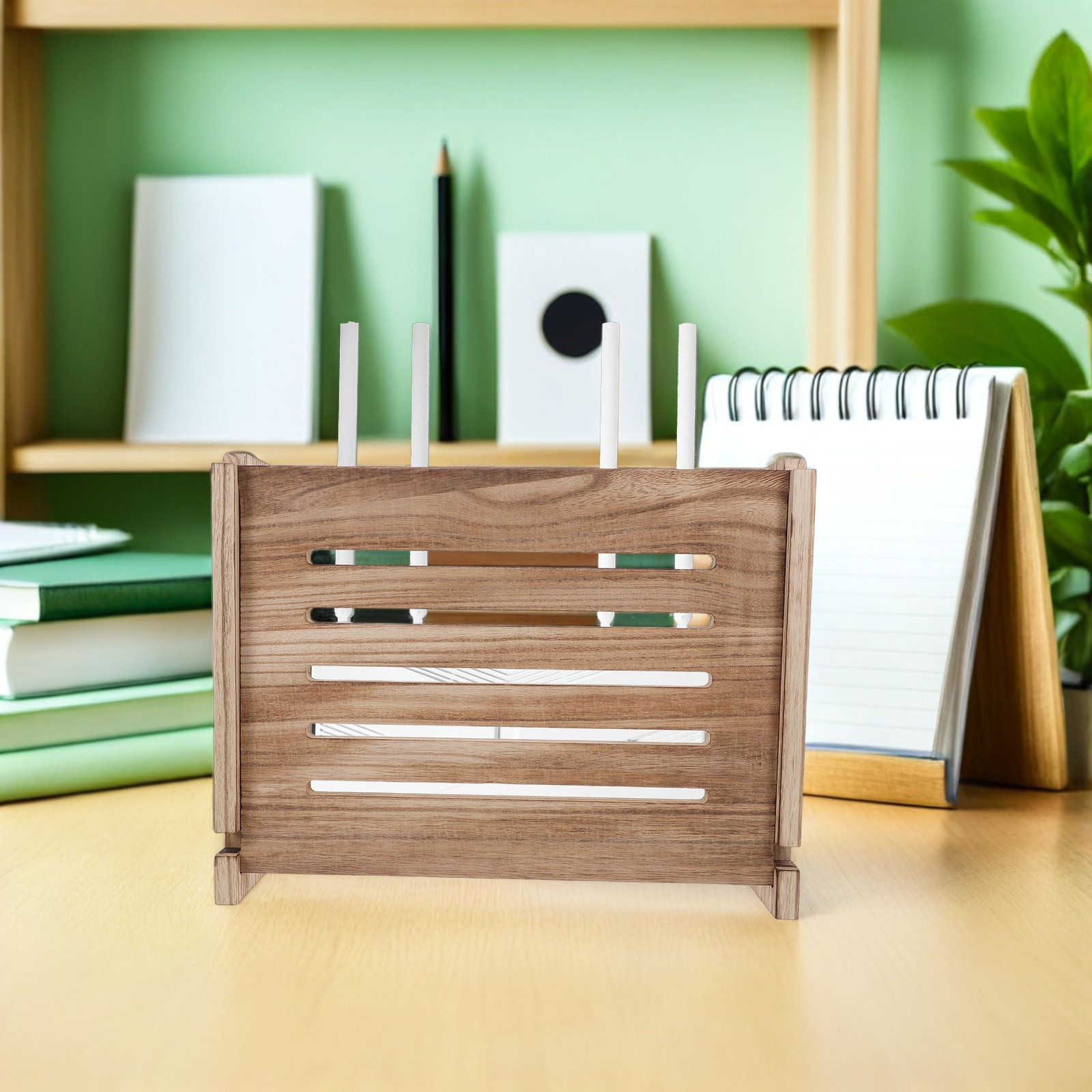 Wooden Wall Mounted Router Sto - Food Storage Management recension och pris