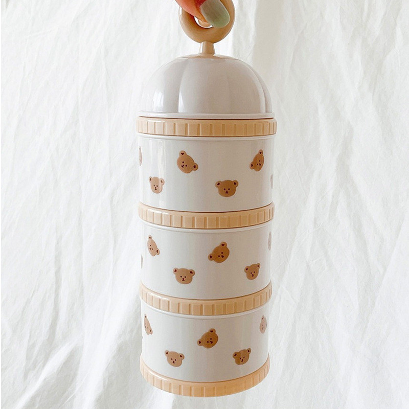 Cute Bear Milk Powder Box Baby - Portion Control Container recension och pris