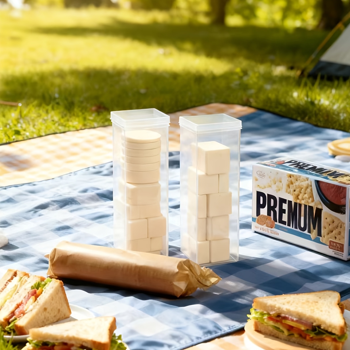 Clear Rectangular Sealed Food  - Food Storage Design recension och pris