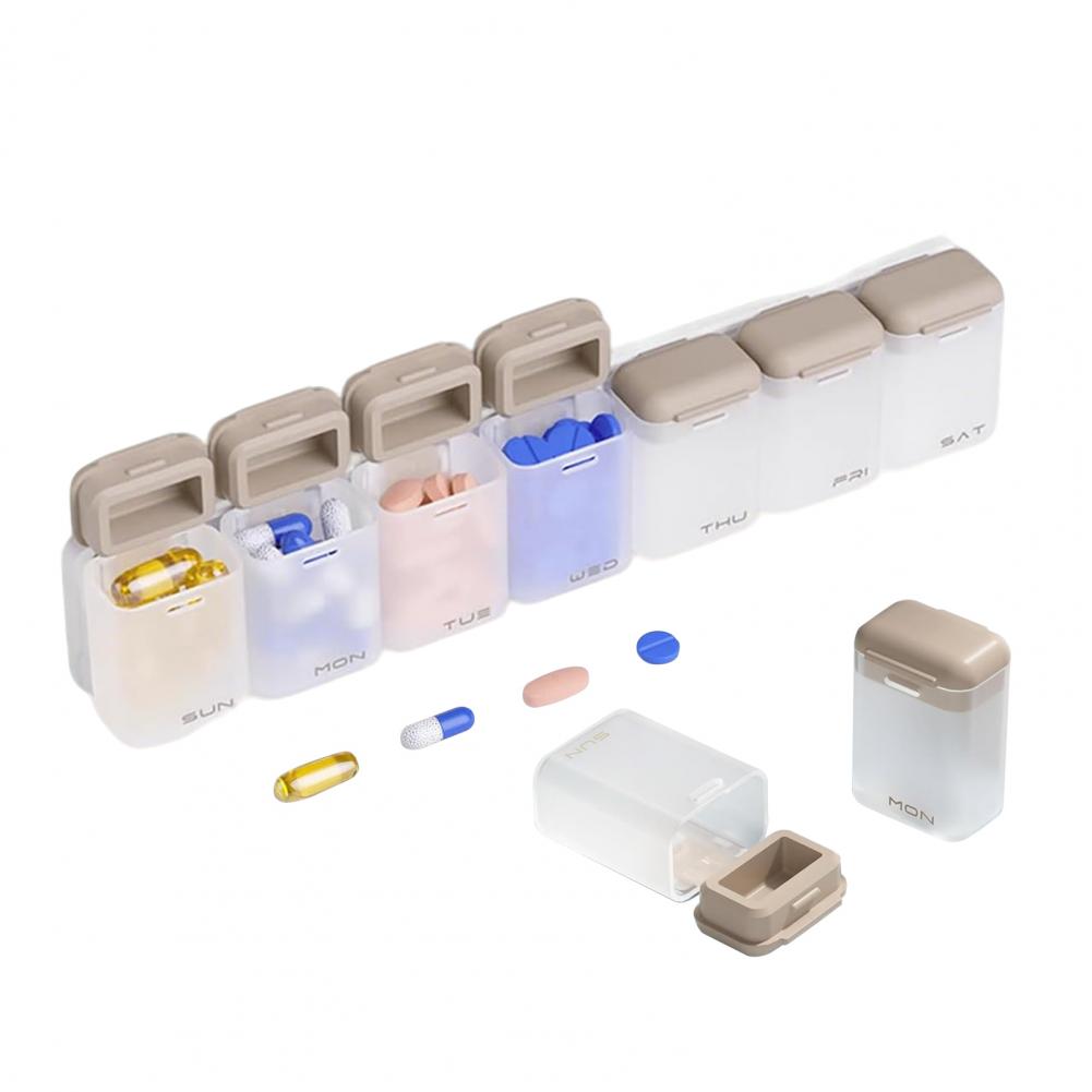 Magnetic Weekly Pill Organizer - Food Storage Management recension och pris