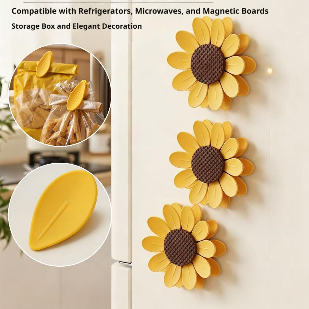 10Pcs Cute Sunflower Magnetic  - Food Storage Notes recension och pris