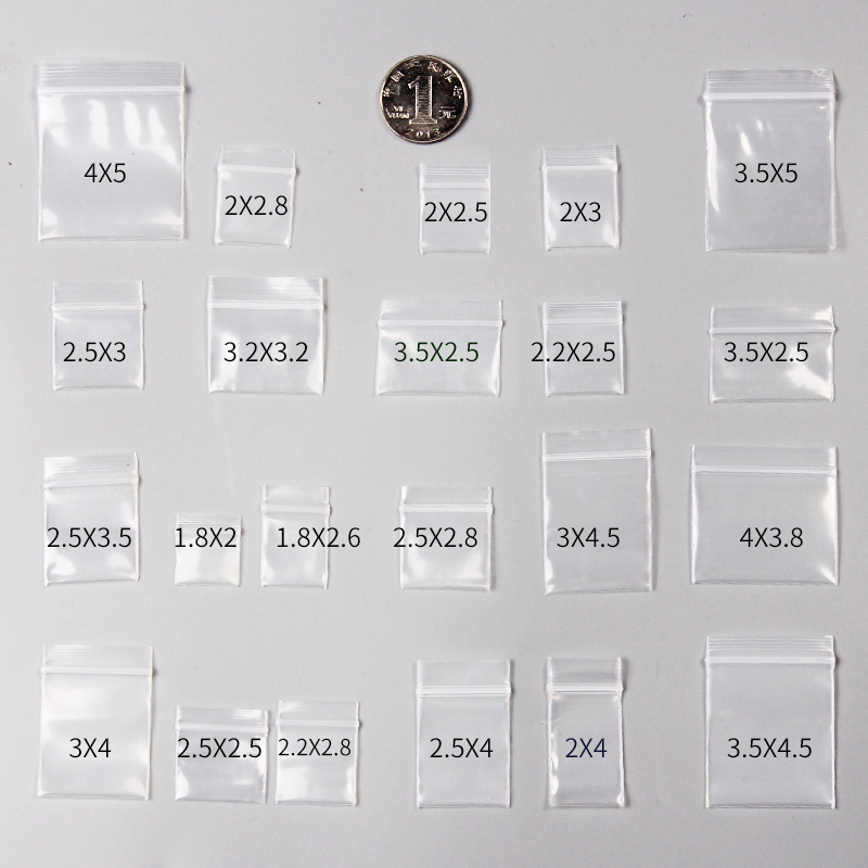 100pcs Mini Zip Lock Bags Plas - Ziploc Food Storage recension och pris