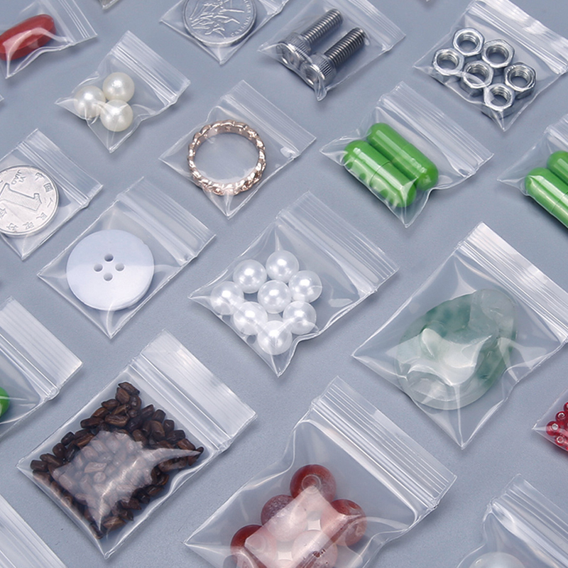 100pcs Mini Zip Lock Bags Plas - Ziploc Food Storage recension och pris