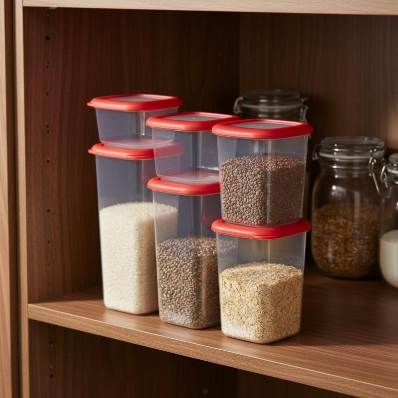 6 Pieces Airtight Food Storage - Food Storage Design recension och pris