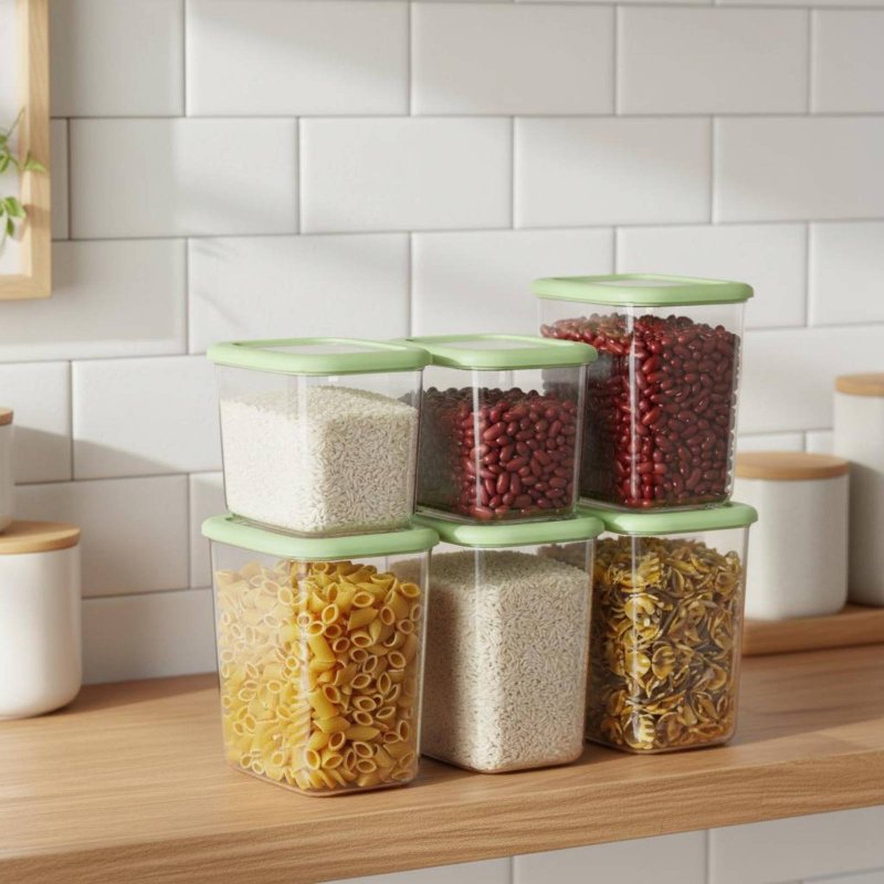 6 Pieces Airtight Food Storage - Food Storage Design recension och pris