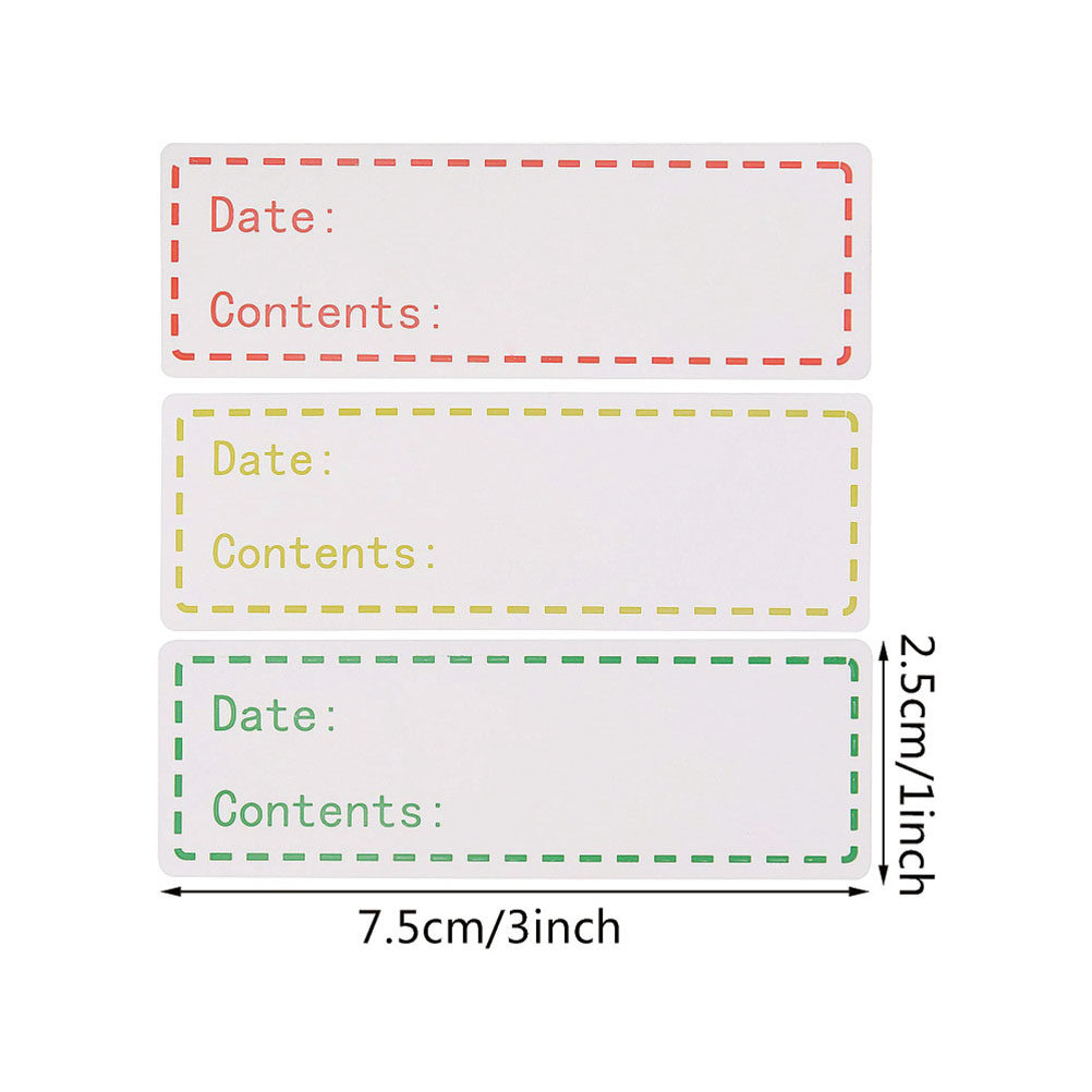 500Pcs Food Storage Labels Rec - Food Storage Notes recension och pris