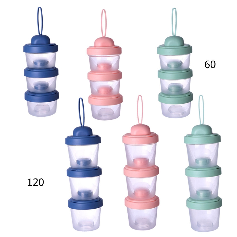 60ml/120ml Milk Powder Storage - Portion Control Container recension och pris