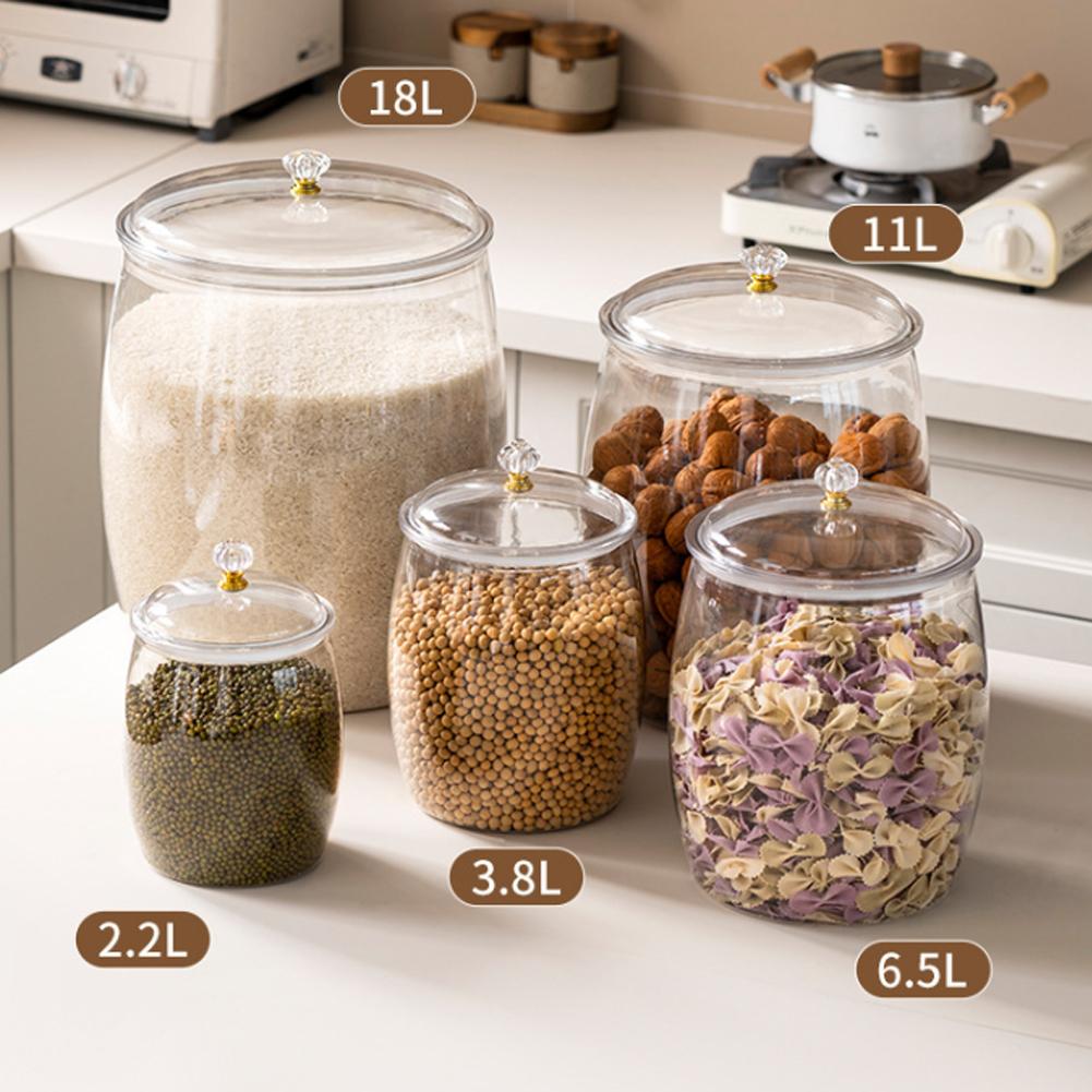 Large Transparent Plastic Seal - Food Storage With Lids recension och pris