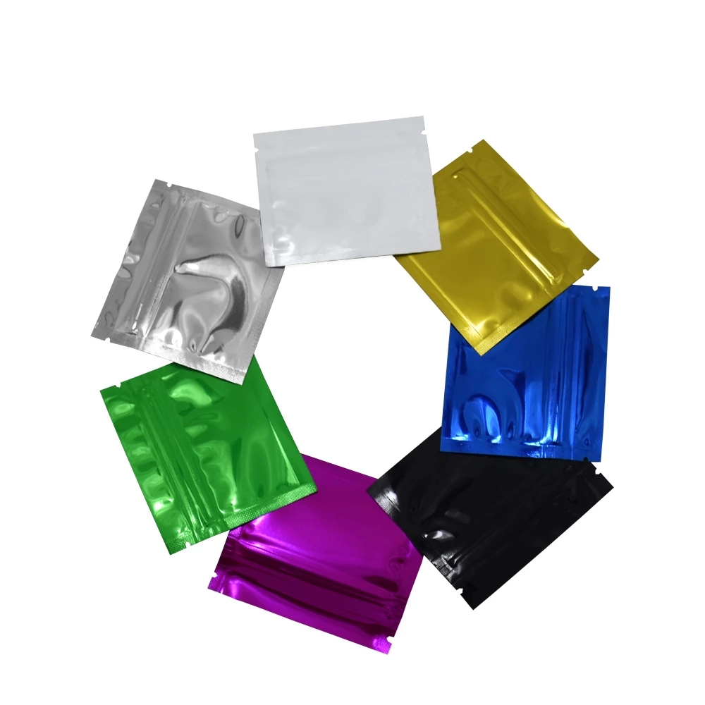 100Pcs Colorful Glossy Aluminu - Food Storage With Lock recension och pris