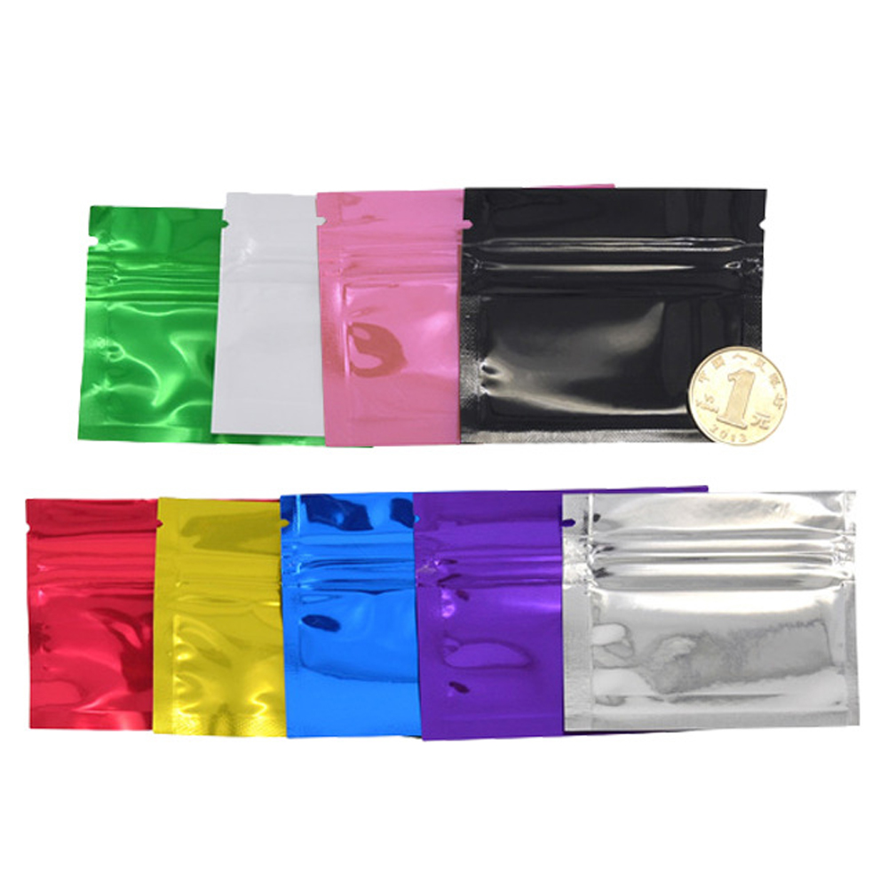 100Pcs Colorful Glossy Aluminu - Food Storage With Lock recension och pris